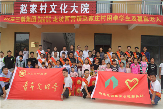 beat365英国官网网站青年文明号开展结对帮扶困难学生及孤寡老人活动