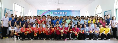 beat365英国官网网站第九届“三箭杯”职工乒乓球比赛胜利举行