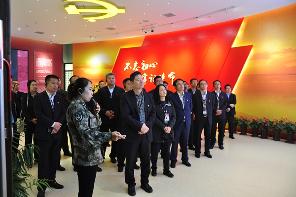 追寻足迹学先辈 不忘初心建新功――beat365英国官网网站党委第三、四批次党员干部赴西柏坡党性教育培训活动纪实